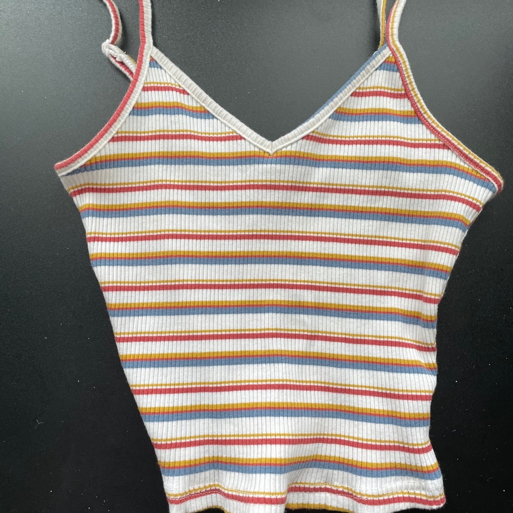 striped tank top